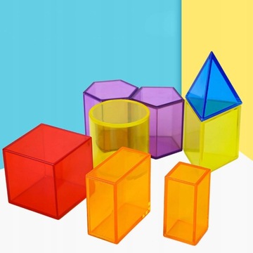 12 геометрических тел, математическая сортировка