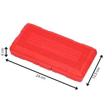 НАБОР ТОРЦЕВЫХ КЛЮЧЕЙ 46 шт. ТОРЦЕВЫЕ КЛЮЧИ TORX, АЛЮМИНИЕВЫЕ НАСАДКИ