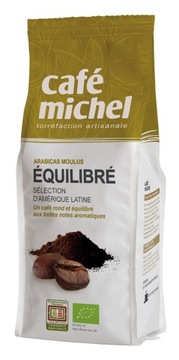 Kawa mielona arabica premium equilibre fair trade bio 250 g cafe michel