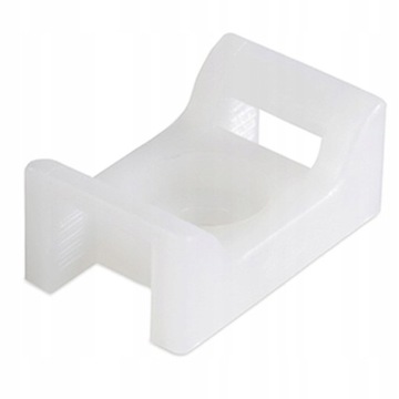 ОПОРА ДЛЯ КАБЕЛЬНЫХ Стяжек 9мм белая 20 шт.