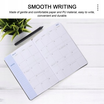 Notatnik Czarne zeszyty 2023 Spotkanie terminarza