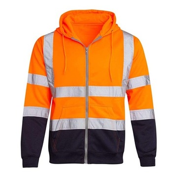 POLAR Roboczy Odblaskowy BLUZA Polarowa BHP M-4X