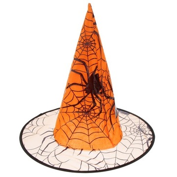Funny Spider Halloween Witch Hat Kids Cap orange