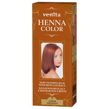 VENITA HENNA COLOR balsam koloryzujący włosów 7