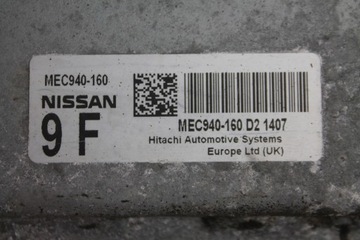 JEDNOTKA MOTORU MEC940-160 JUKE F15 1.6 16V 10-14