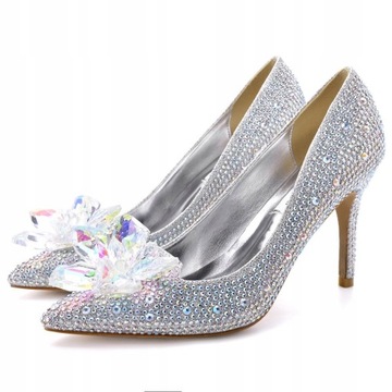 Buty z kryształu Kopciuszka 9CM36