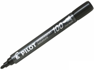 PILOT MARKER PERMANENTNY CZARNY okrągły SCA-100