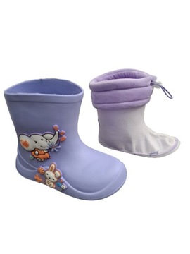 ДЕТСКИЕ РЕЗЬБОВЫЕ БОТИНКИ J369 ФИОЛЕТОВЫЙ РАЗМЕР. 29