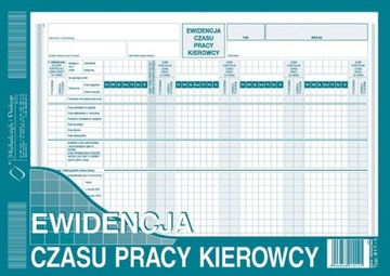 Ewidencja czasu pracy kierowcy A4 817-1
