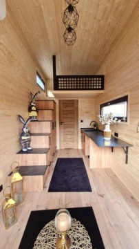 Tiny House Mobile House Modern House на одном месте для колес 6MX2,55м