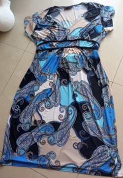 Attention 120 cm pachy 48 50 turecki wzór XXL boho