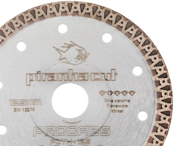 TARCZA DIAMENTOWA do GRESU, PŁYTEK 125mm PROGRESS