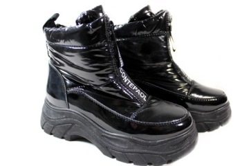 Зимние ботинки Vinceza 34519 R.36 Black Varnish