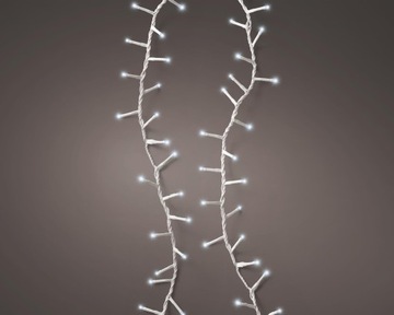 1500 светодиодных ламп с программатором, холодный белый, 34 м.