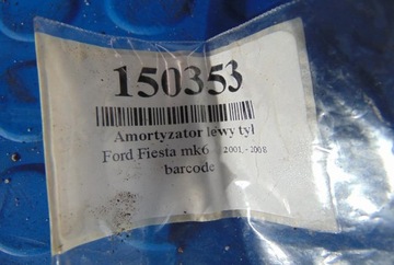 FORD FIESTA MK6 HB 3D TLUMIČ LEVÝ ZADNÍ