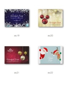 КОРПОРАТИВНЫЕ ПРАЗДНИЧНЫЕ ОТКРЫТКИ С6 с конвертом