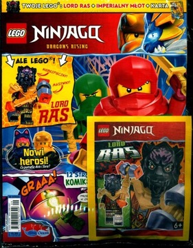 LEGO NINJAGO magazyn 9/23 + Lord Ras i imperialny młot