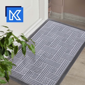 WYCIERACZKA POD DRZWI WEJŚCIOWA ZEWNĘTRZNA DO BUTÓW WEWNĘTRZNA GUMOWA 75x45