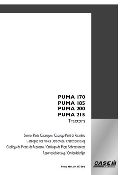 Case Puma 170, 185, 200, 215 katalog części