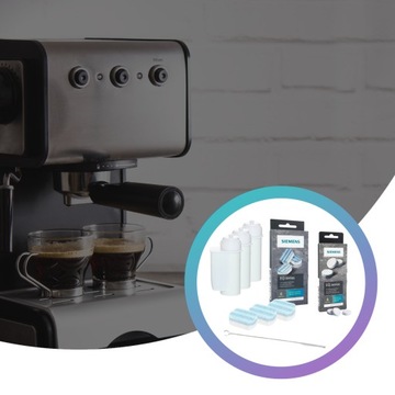 Фильтр x3 + таблетки для чистки кофемашины SIEMENS + УДАЛЕНИЕ НАКИПИ