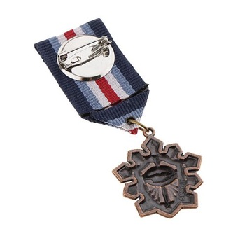 6xVintage Unisex odznaki medalowe gwiazda