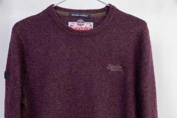 Superdry sweter Męski wełniany S Lambswool