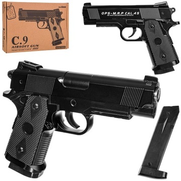 ASG IMITACJA REPLIKA METALOWY PISTOLET NA KULKI COLT C9 AIRSOFT GUN 6MM BB