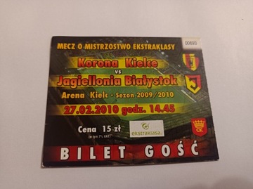 KORONA KIELCE - JAGIELLONIA BIAŁYSTOK 27-02-2010