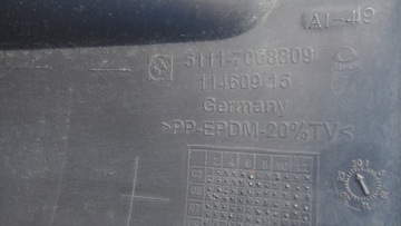 BMW 6 E63 E64 NÁRAZNÍK PŘEDNÍ POD XENON PDS OSTŘIKOVAČE PALCŮ 7008809