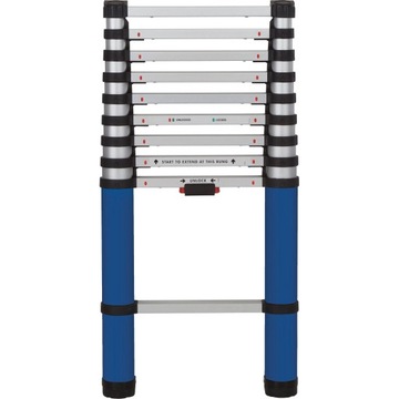 PROFESJONALNA Drabina teleskopowa aluminiowa Werner 8702920 290cm 10 stopni