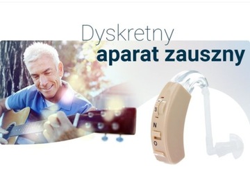 Dyskretny aparat słuchowy Medivon AS-116 Zauszny