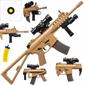 KARABIN MASZYNOWY SNAJPERSKI PISTOLET NA KULKI PLASTIKOWE + GRATISY