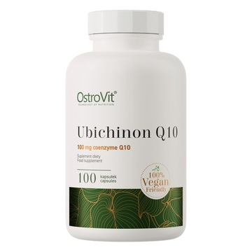 OstroVit Ubichinon KOENZYM Q10 VEGE 100 kaps 100 MG - Na 3 Miesiące