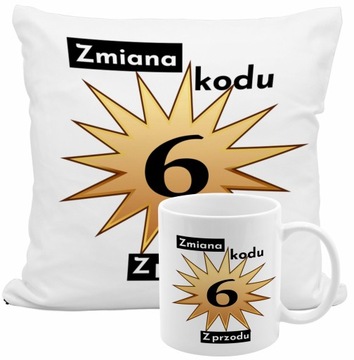 Zestaw Kubek poduszka 60 lat urodziny jubilat solenizant na prezent