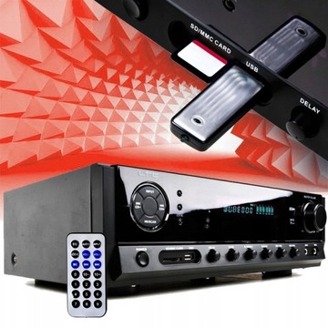 HiFi усилитель для караоке USB SD FM BT ATM6500BT LTC