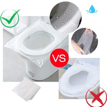 50 шт. одноразовые чехлы на сиденье унитаза