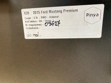 BLATNÍK PRAVÝ FORD MUSTANG VI 2015+