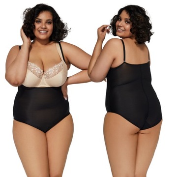 Mitex Body Softly wyszczuplające body czarne 3XL