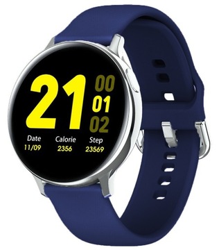 Smartwatch Pacific 24-8 Srebrny z paskiem Puls