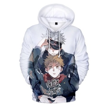 BLUZA MĘSKA Anime Jujutsu Kaisen 3D z nadrukiem mę