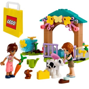 PREZENT LEGO DLA 5, 6 LATKI Friends 42607 Szopa cielątka Autumn + TORBA