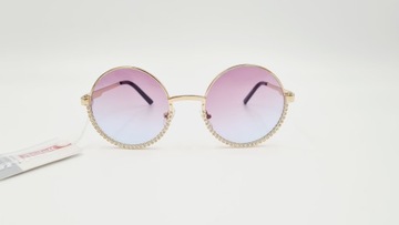 Nowe Damskie okulary przeciwsłoneczne UV400 różowe