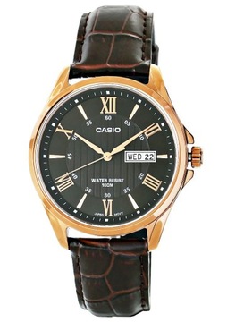 STALOWY KLASYCZNY ZEGAREK CASIO MTP-1384L -1A DATA