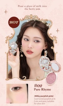 Flower Knows Strawberry Rococo Румяна Рельефные румяна Макияж для лица