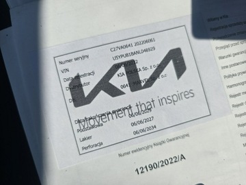 Kia Sportage V SUV 1.6 T-GDI 150KM 2022 Kia Sportage 1.6 T-GDi 150KM Salon Polska GWARANCJA RAPORT SelectCar+ FV23%, zdjęcie 32