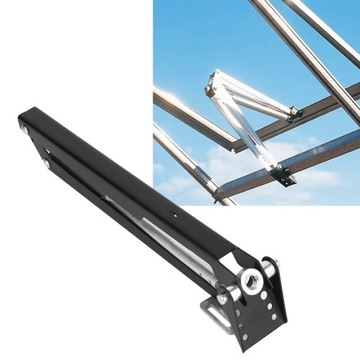 ОТКРЫТИЕ ОКОН ДЛЯ ТЕПЛИЦЫ, АВТОМАТИЧЕСКОЕ, АЛЮМИНИЕВОЕ, ЧЕРНОЕ