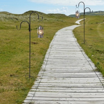 КОРМОВКА ДЛЯ ПТИЦ, КРЮЧОК, ПРОЧНАЯ СТАРИННАЯ СТОЙКА