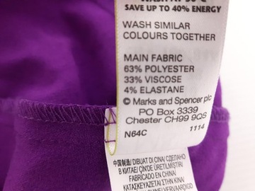 M&S elegancki ŻAKIET z długim rękawem PURPLE _ 38