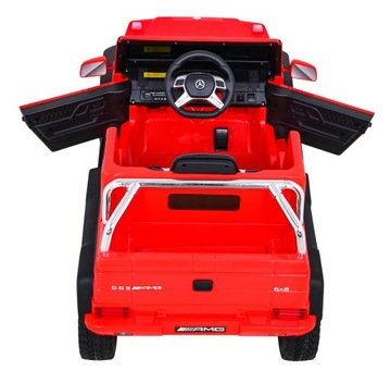 Автомобиль Mercedes G63 AMG на аккумуляторе с 6 светодиодными колесами MP3