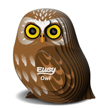 Sowa Eugy. Eko Układanka 3D.